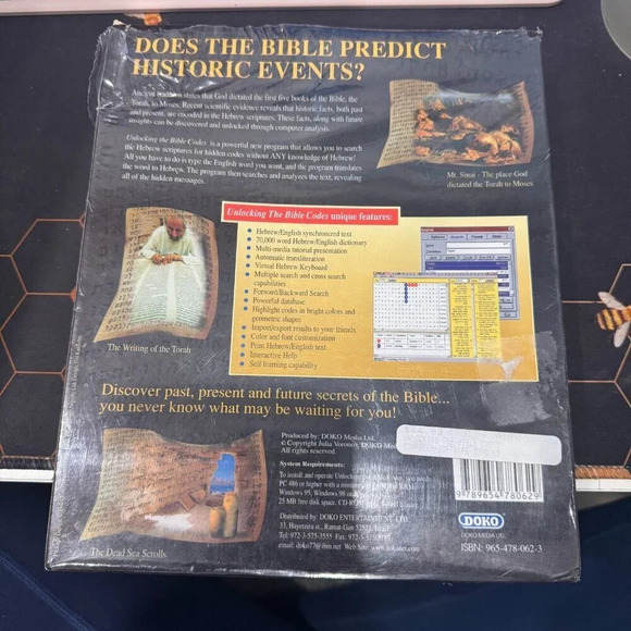 Unlocking the Bible Codes The key to cracking the  bibles hidden secrets cd rom - Picture 2 of 3
